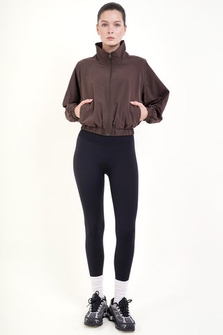 Rusher Bomber Jacket in Espresso