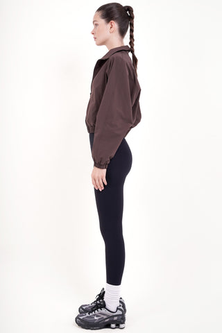 Rusher Bomber Jacket in Espresso