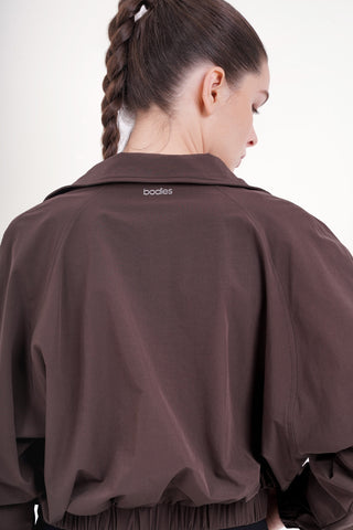 Rusher Bomber Jacket in Espresso