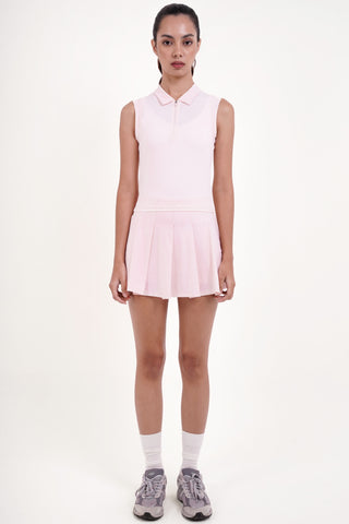 Acellete Polo Top in Blush