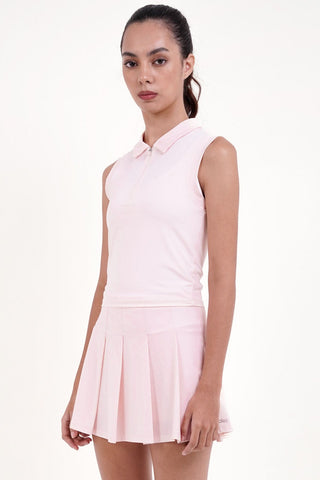 Acellete Polo Top in Blush