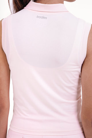 Acellete Polo Top in Blush