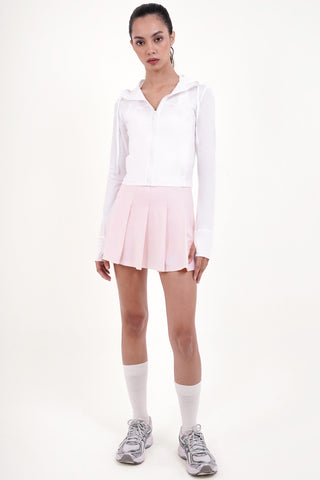 Lightweight Cropped Jacket in White