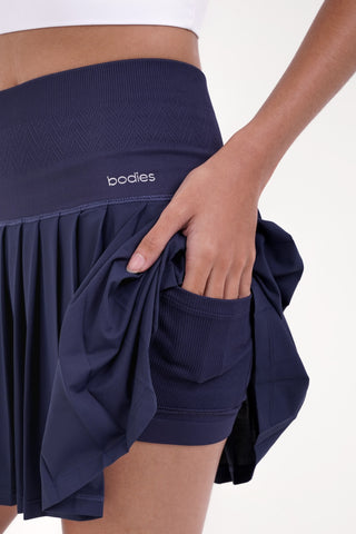 Match Point Skirt in Navy