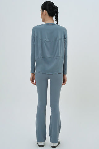 Cove Long Sleeve Top in Steel Blue (1 S LEFT)