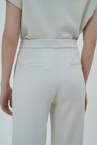 Suave Straight Leg Sweatpants in Ivory (M LEFT)