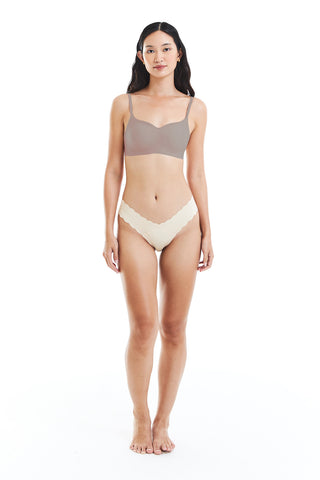 Heart Bra in Taupe (LAST PIECE)