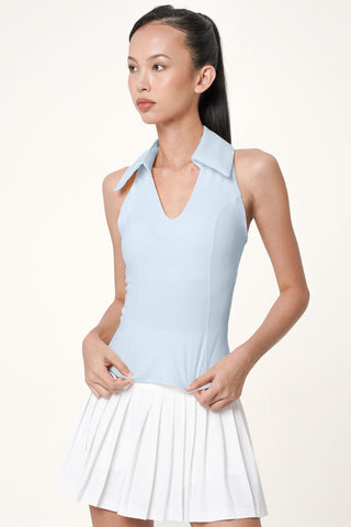 Pavilion Polo Top in Baby Blue (LAST PIECE)