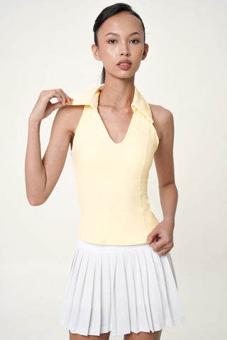 Pavilion Polo Top in Buttermilk