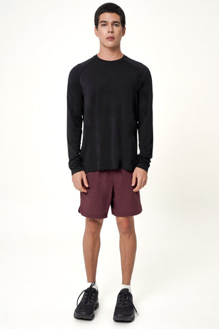 Overcome Long Sleeve Top in Black