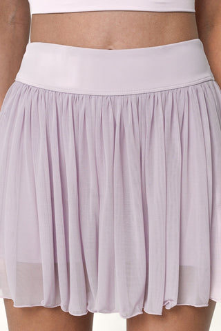 Ruffled Skirt in Lilac