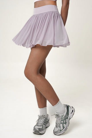 Ruffled Skirt in Lilac