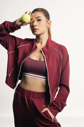 Arc Bra in Maroon