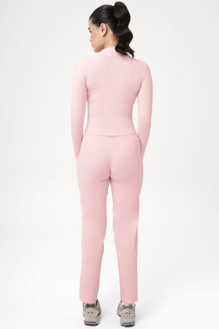 Smooth Straight Pants in Bubblegum