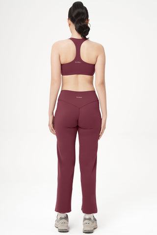 Power Form Bra Top in Burgundy Wine