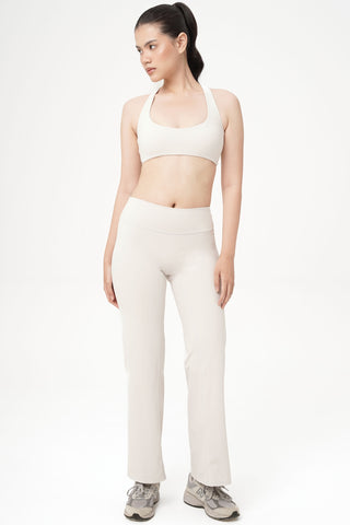 Smooth Straight Pants in Eggshell (S & M LEFT)