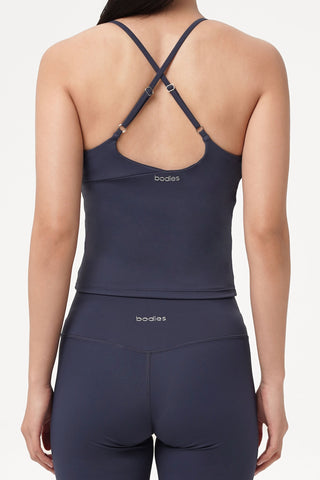 Solid Bra Top in Marine