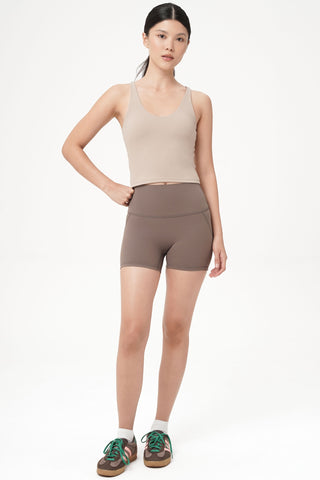 Solid Bra Top in Sand