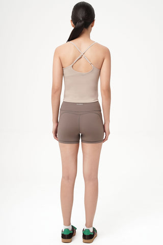 Solid Bra Top in Sand