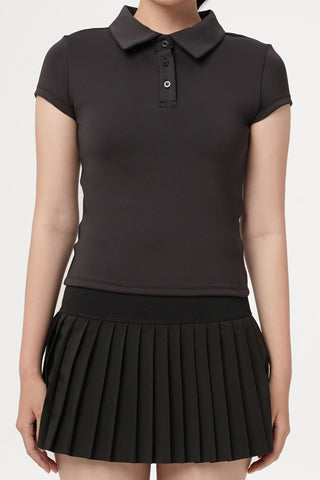 Prime Polo Top in Black