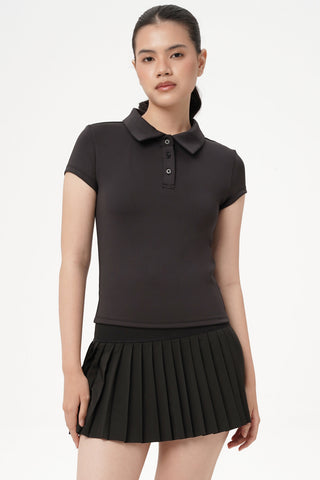 Prime Polo Top in Black