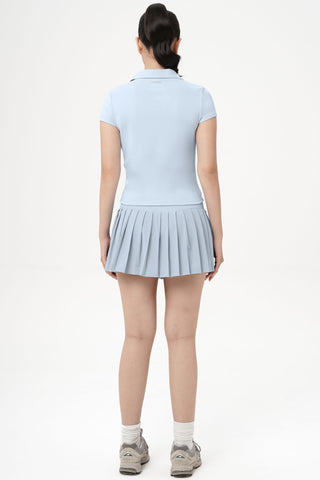 Match Point Skirt in Baby Blue