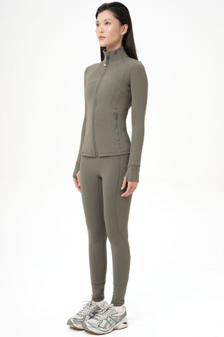 Luxe+ Contoured Jacket in Moss