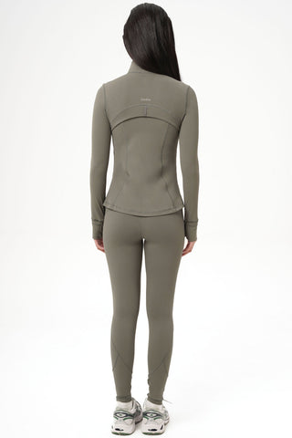 Luxe+ Contoured Jacket in Moss