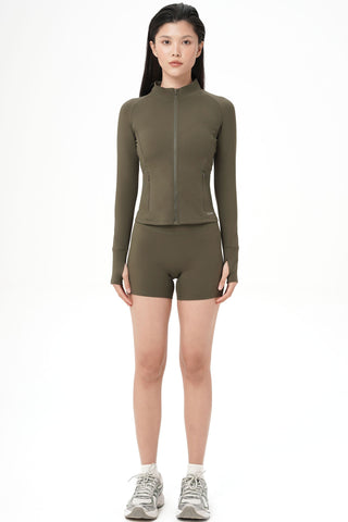 Raglan Jacket in Moss