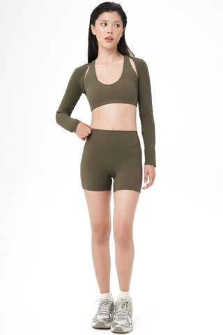 Lunette Long Sleeve Outer in Moss