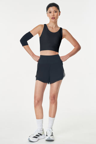 Manifest Ribbed Black Bra
