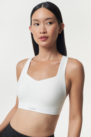 Sync High Impact Bra in White
