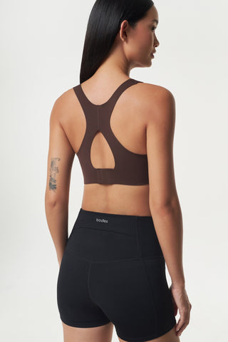 Sync High Impact Bra in Choco