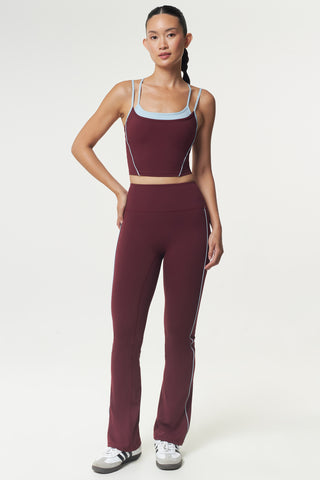 Ultrapulse Flare Pants in Maroon