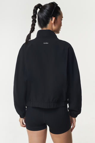 Rusher Bomber Jacket in Black