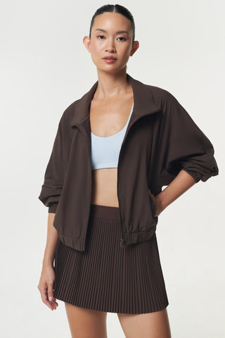 Rusher Bomber Jacket in Espresso