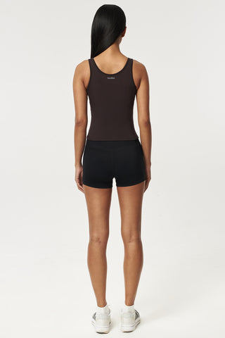Runner Pocket Tank Top in Espresso