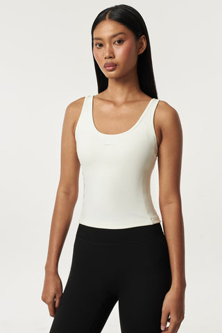 Route Pocket Tank Top in White