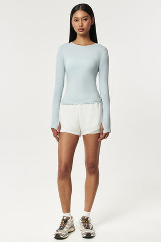 Lush Top in Pale Blue