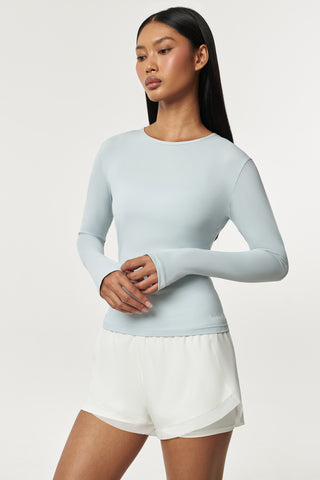 Lush Top in Pale Blue