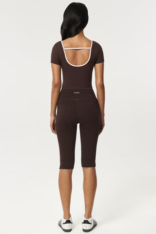 Adagio Bra Top in Espresso (Built in Bra)