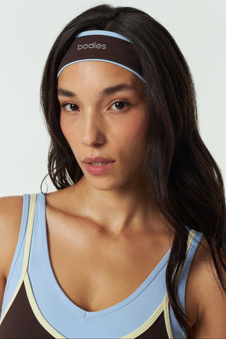 Vanquish Contrast Headband in Espresso