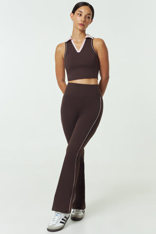 Ultrapulse Flare Pants Legging in Espresso