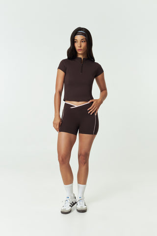 Paddock Bra Top in Espresso