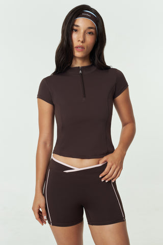 Paddock Bra Top in Espresso