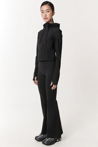Lightweight Cropped Jacket in Black