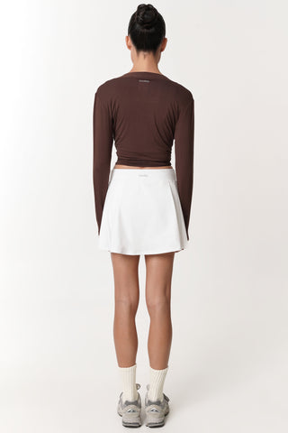 Sierra Wrap Top in Espresso
