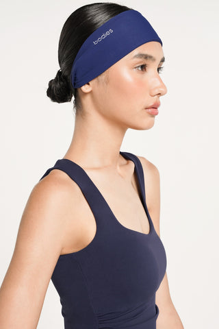 Conquer Headband in Classic Blue