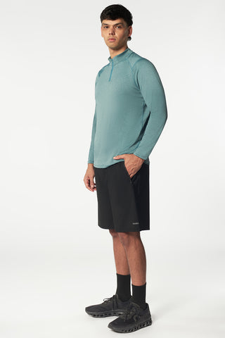 Pound Long Sleeve Top In Turqoise