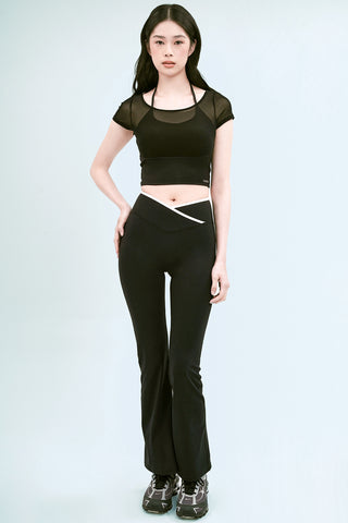 Thrive Flare Pants in Black